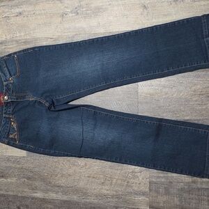 One5One Jeans Woman’s Size 8 Embellished Pockets Dark Wash